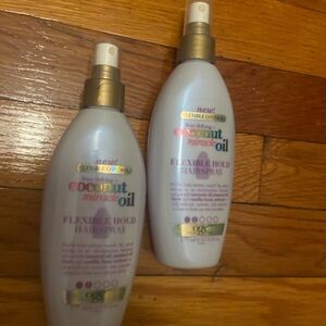 OGX COCONUT MIRACLE OIL FLEXIBLE HOLD HAIRSPRAY 6.0 FL OZ(2pk)
